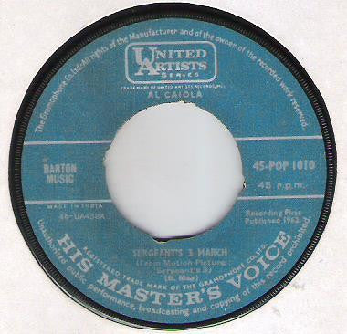 Al Caiola : Sergeant's 3 March (7", Single)