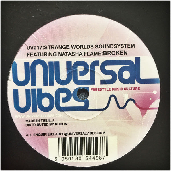 Strange Worlds Sound System, Natasha Flame : Broken (12")