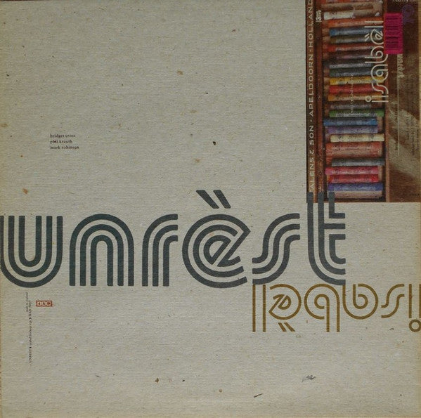 Unrest (2) : Isabel Bishop E.P. (12", EP)