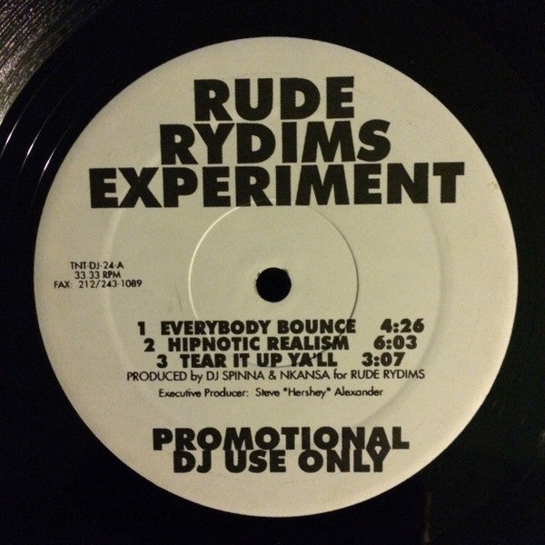 Rude Rydims : Rude Rydims Experiment (12", Promo)