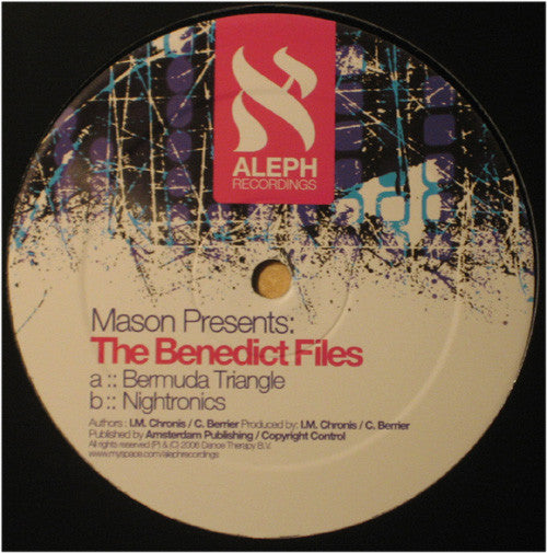 Mason Presents The Benedict Files : Bermuda Triangle / Nightronics (12")