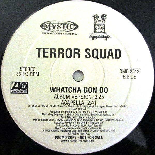 Terror Squad : Whatcha Gon Do (12", Promo)