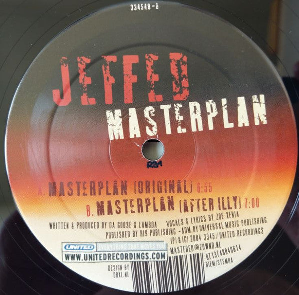 Jeffed : Masterplan (12")