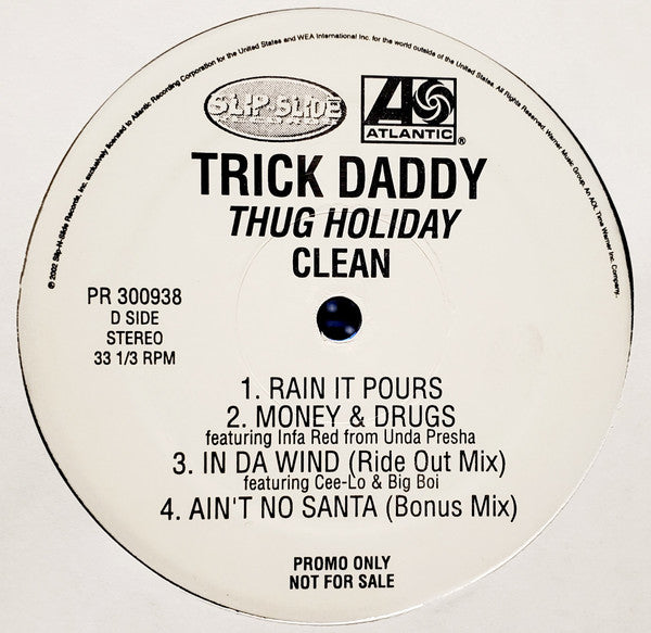 Trick Daddy : Thug Holiday (2xLP, Album, Promo, Cle)