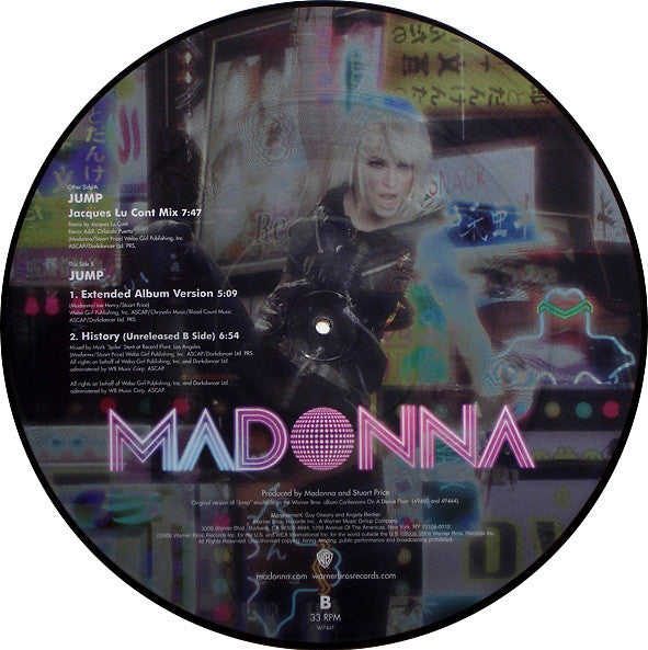Madonna : Jump (12", Single, Pic)