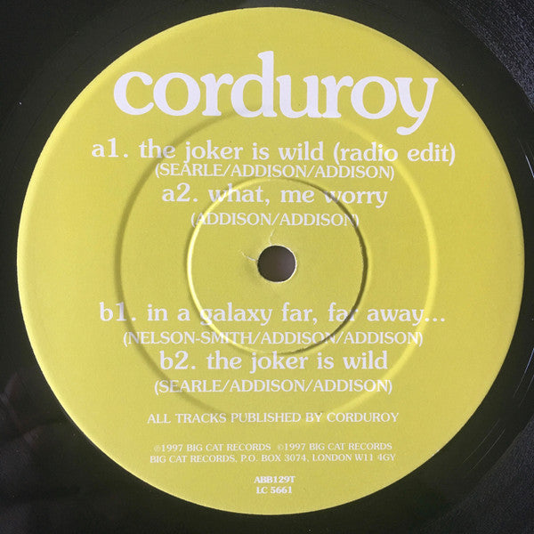 Corduroy : The Joker Is Wild (12")