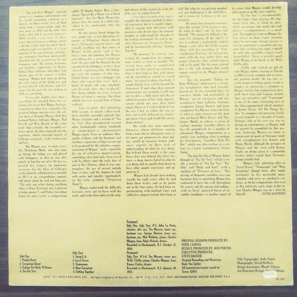 Charles Mingus : Jazz Workshop (LP, Comp, RE)