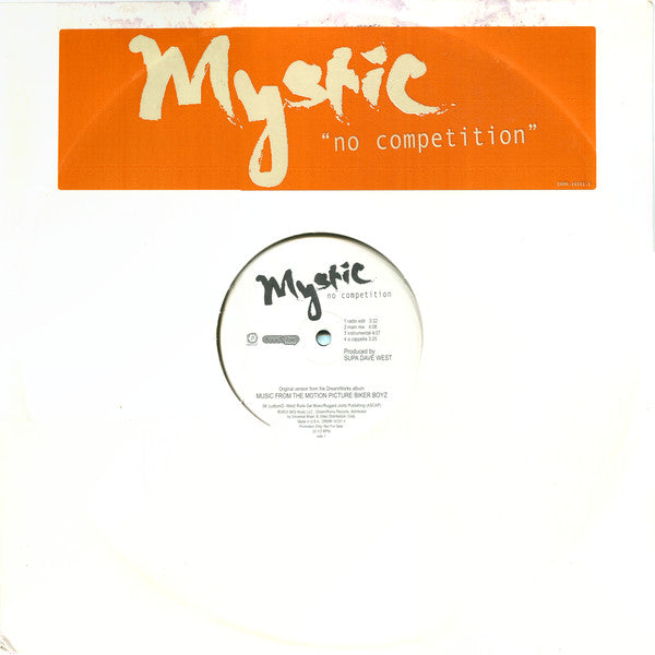 Mystic (6) : No Competition / That's Right (12", Promo)