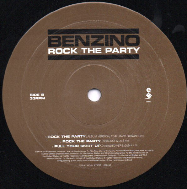 Benzino : Rock The Party (12")