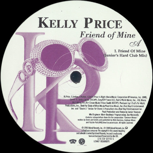 Kelly Price : Friend Of Mine (12")