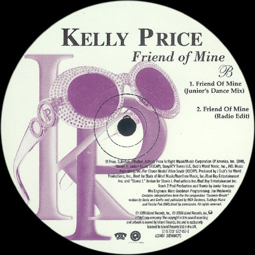 Kelly Price : Friend Of Mine (12")