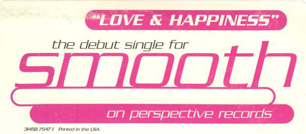 Smooth (4) : Love & Happiness (12", Promo)