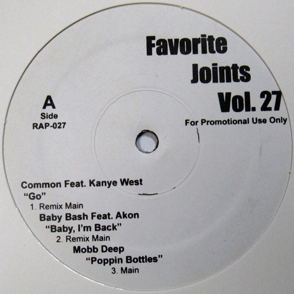 Various : Favorite Joints. Vol 27 (12", Promo)