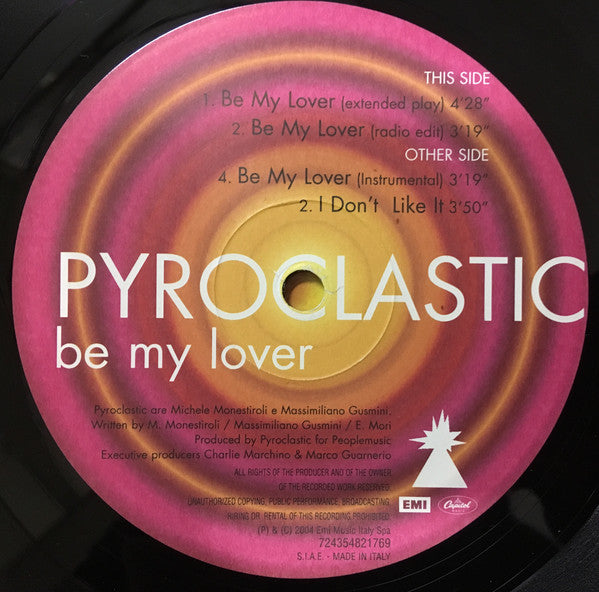 Pyroclastic : Be My Lover (12")