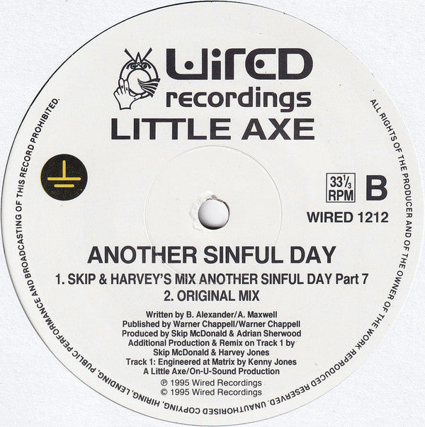 Little Axe : Another Sinful Day (12", Maxi)