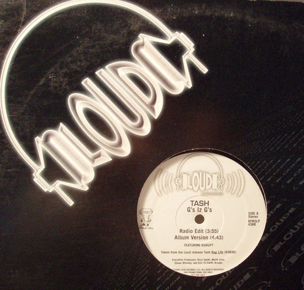 Tash : G's Iz G's (Remix) (12", Single, M/Print, Promo)