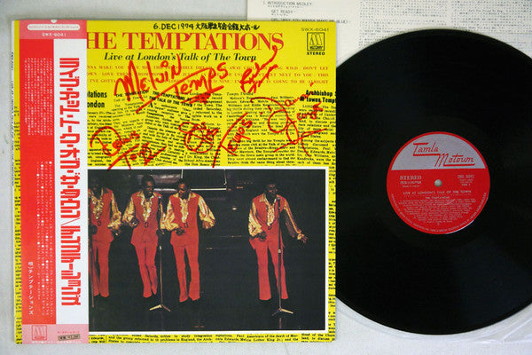 The Temptations : Live At London's Talk Of Town (LP, Album)