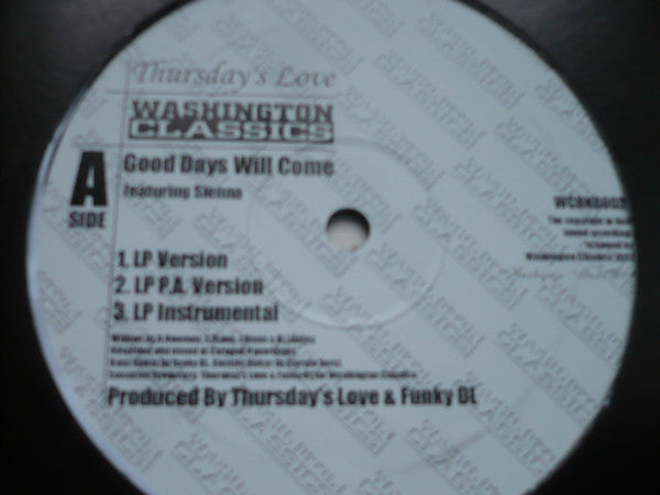Thursdays Love : Good Days Will Come (12")