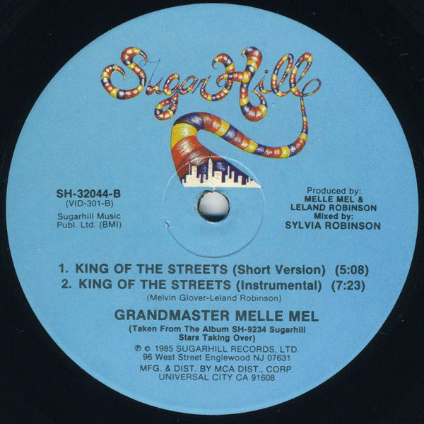 Grandmaster Melle Mel : King Of The Streets (12")