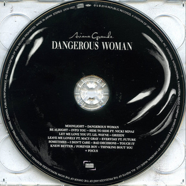 Ariana Grande : Dangerous Woman (CD, Album + DVD-V, NTSC + Dlx)