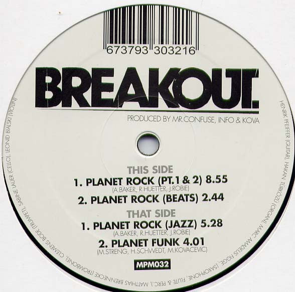 Breakout (2) : Planet Rock (12")