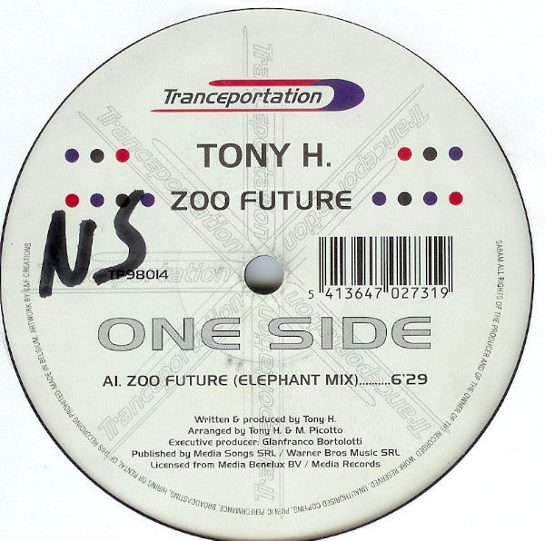 Tony H : Zoo Future (12", S/Sided)