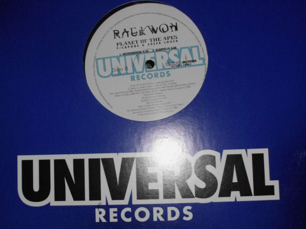 Raekwon : Planet Of The Apes (12", Promo)