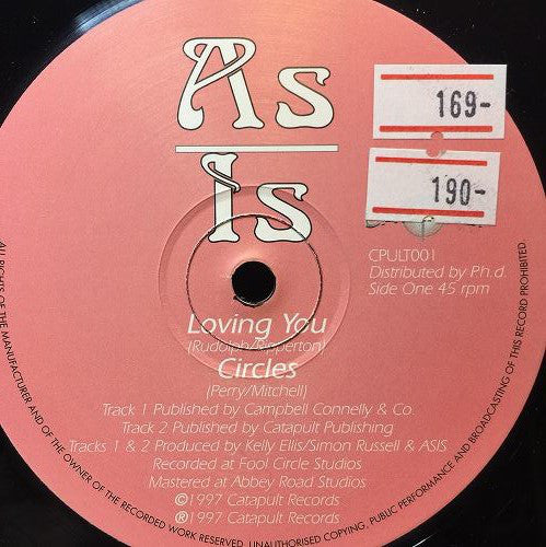 As Is (3) : Loving You (12", EP)