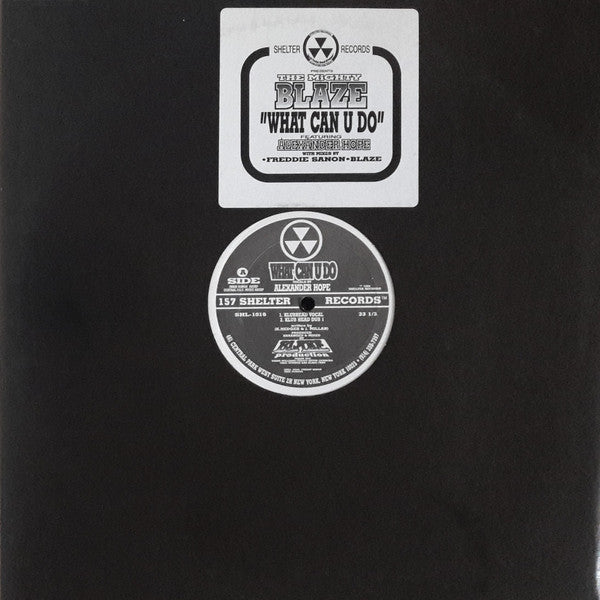 Blaze Featuring Alexander Hope : What Can U Do (12")