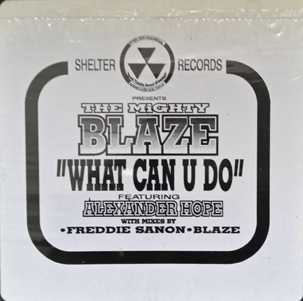 Blaze Featuring Alexander Hope : What Can U Do (12")