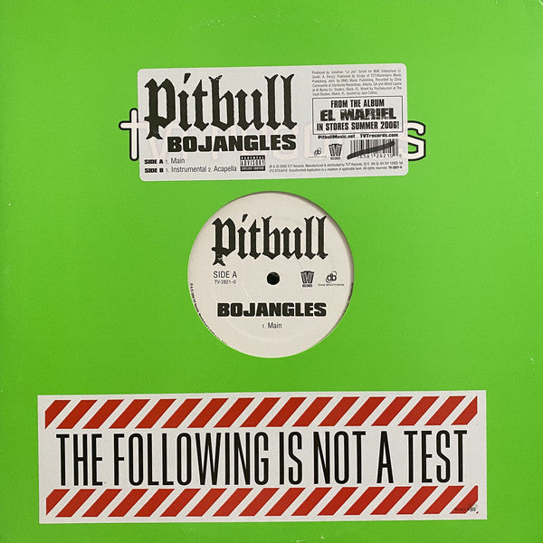 Pitbull : Bojangles (12")