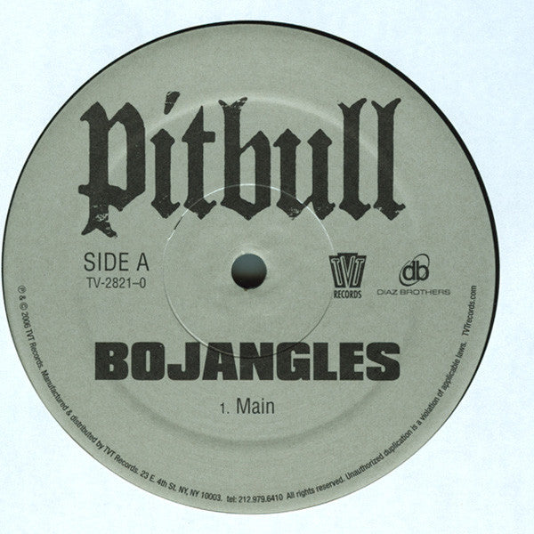 Pitbull : Bojangles (12")