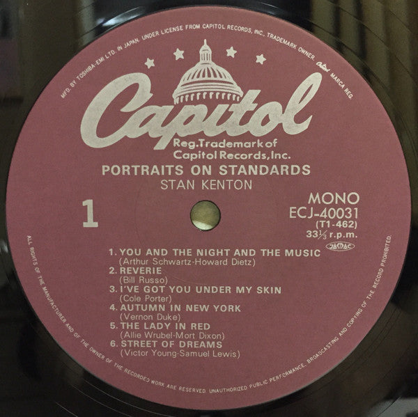 Stan Kenton : Portraits On Standards (LP, Album, RE)