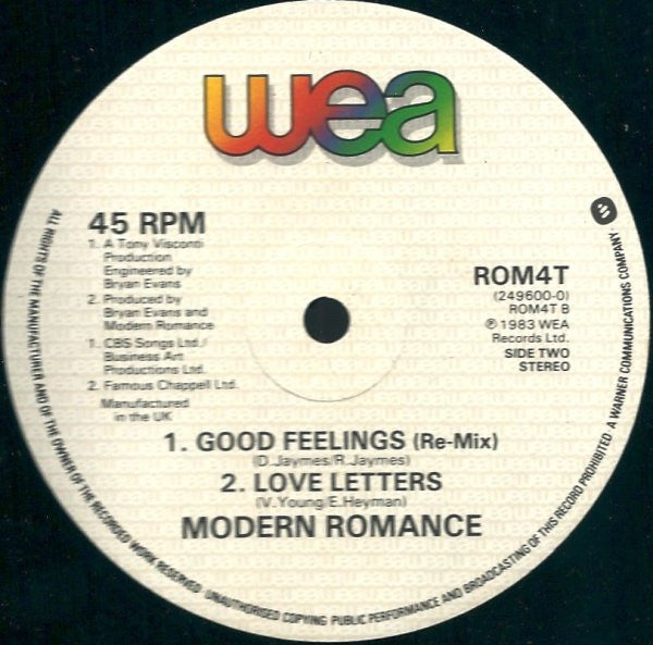 Modern Romance : Good Friday (12")
