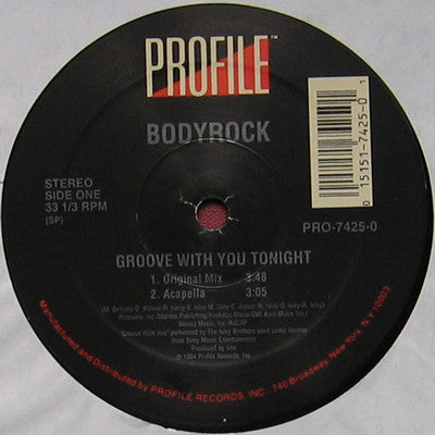 Bodyrock : Groove With You Tonight (12")