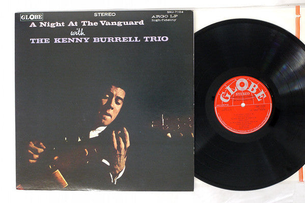 The Kenny Burrell Trio : A Night At The Vanguard (LP, Album, RE)