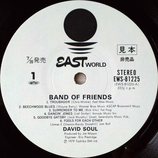 David Soul : Band Of Friends (LP, Promo)