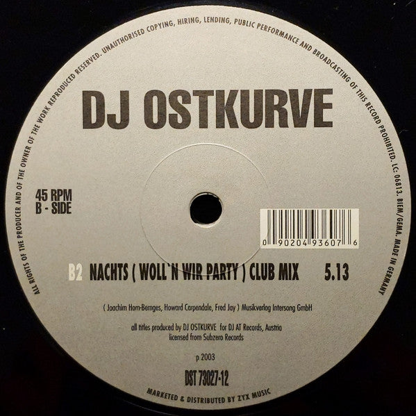 DJ Ostkurve : Loop Di Love / Nachts (Woll'n Wir Party) (12")