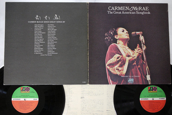 Carmen McRae : The Great American Songbook (2xLP, Album, gat)