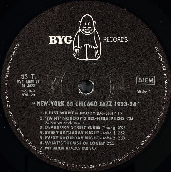 Various : Archive Of Jazz Volume 29 - New York And Chicago Jazz 1923-24 (LP, Comp)