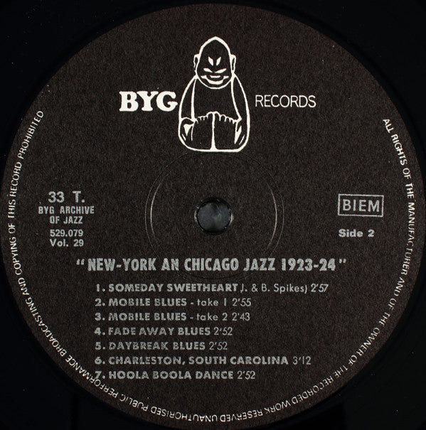 Various : Archive Of Jazz Volume 29 - New York And Chicago Jazz 1923-24 (LP, Comp)
