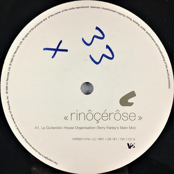 Rinôçérôse : La Guitaristic House Organisation (12")