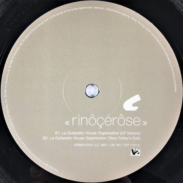 Rinôçérôse : La Guitaristic House Organisation (12")