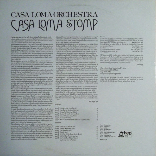 Casa Loma Orchestra : Casa Loma Stomp (LP, Comp)