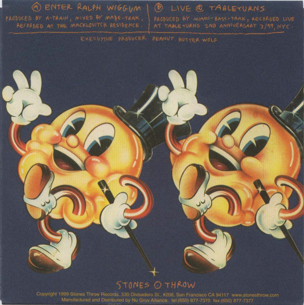 A-Trak : Enter Ralph Wiggum B/W Live @ Tableturns (7", Single)