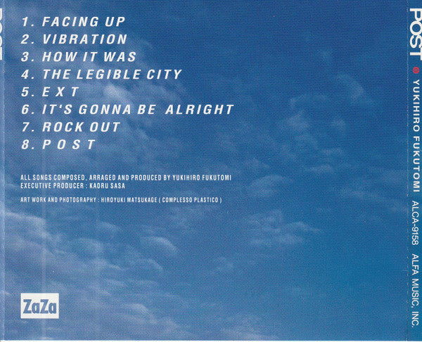 Yukihiro Fukutomi : Post (CD, Album, RE)