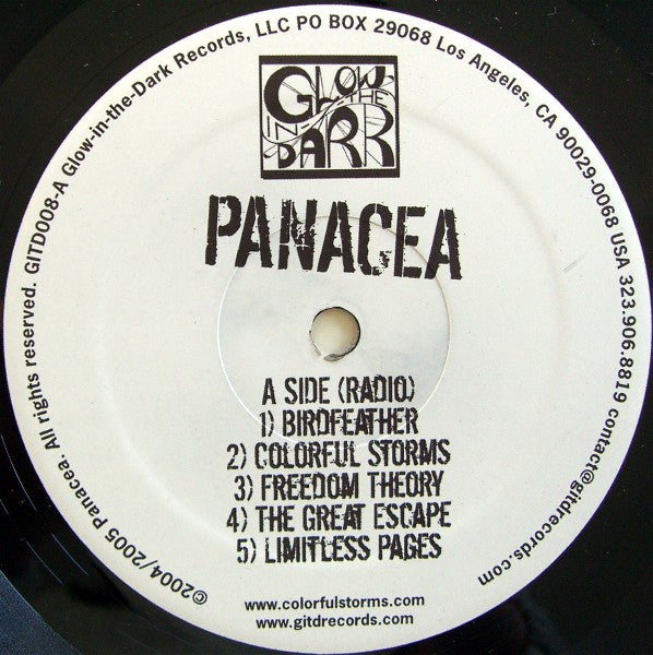 Panacea (2) : Thinking Back Looking Forward EP (12", EP)