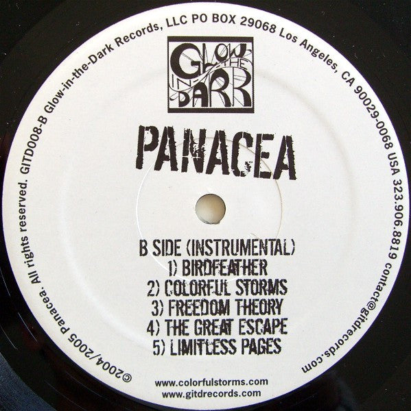 Panacea (2) : Thinking Back Looking Forward EP (12", EP)