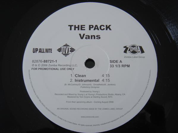 The Pack (2) : Vans (12", Promo)
