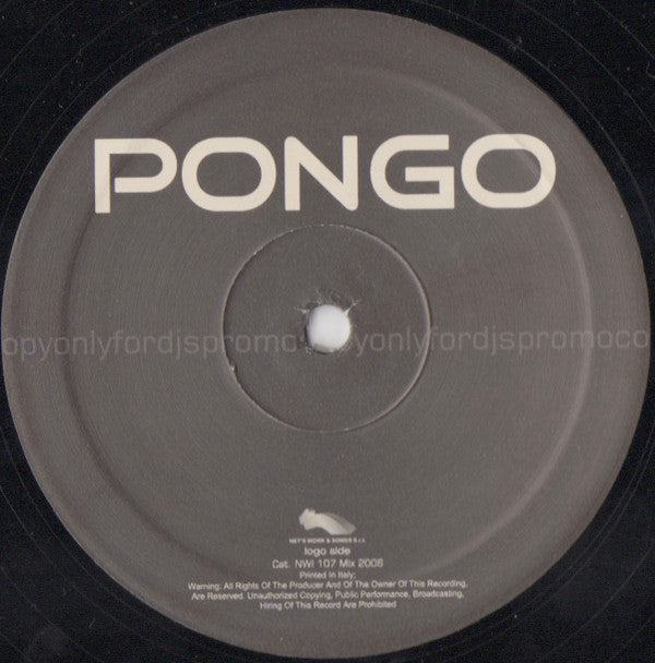 Giorgio Prezioso vs. Libex : Pongo (12", Promo, Red)